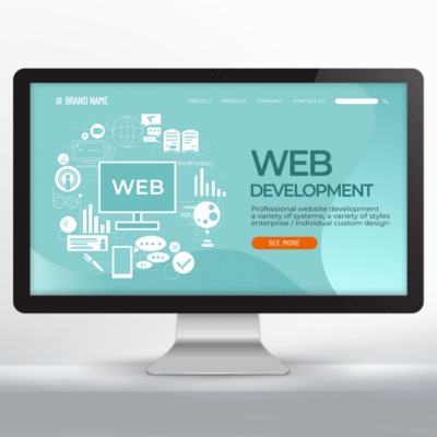 圖標web開發(fā)網站網頁設計